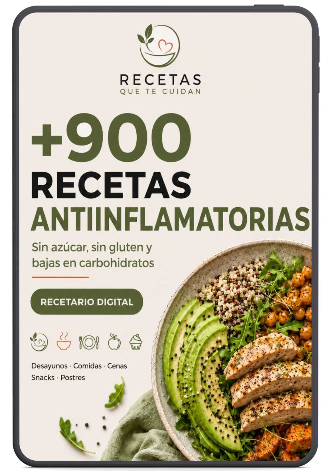 El Recetario para Deshincharte Sin Dietas en sólo 7 días